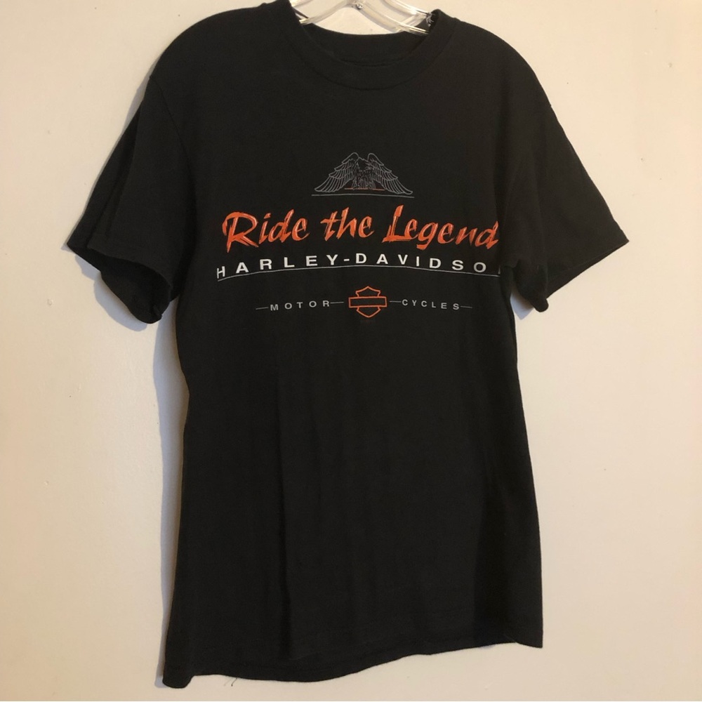 Harley Davidson T Shirt Short Sleeve Tee Bahamas Black Mens Medium Unisex
